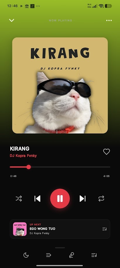 Musique App Screen 2